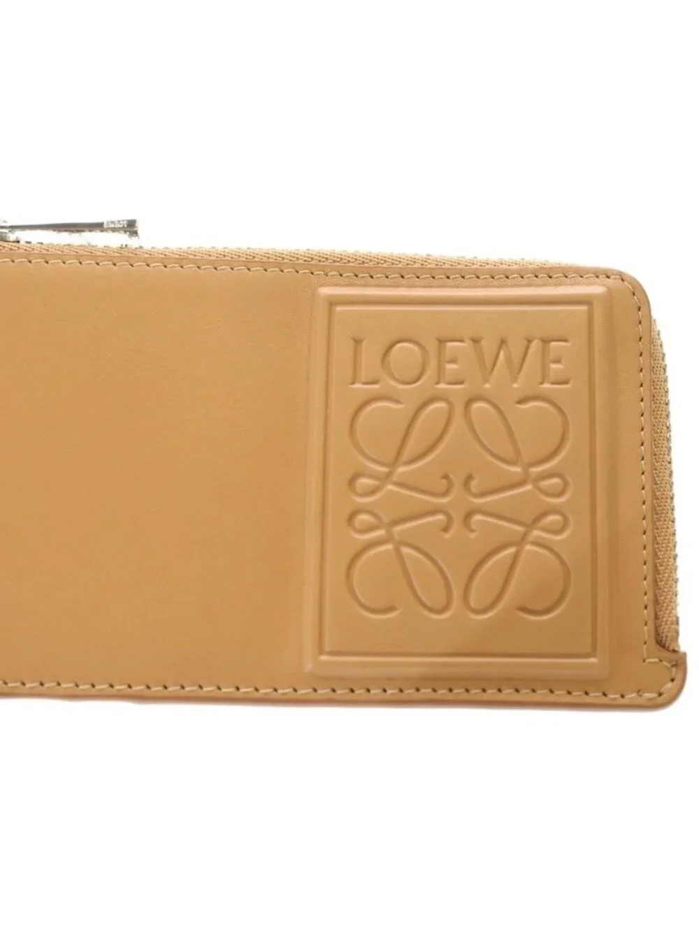 Loewe Coin Card Holder Satin Calf Brown